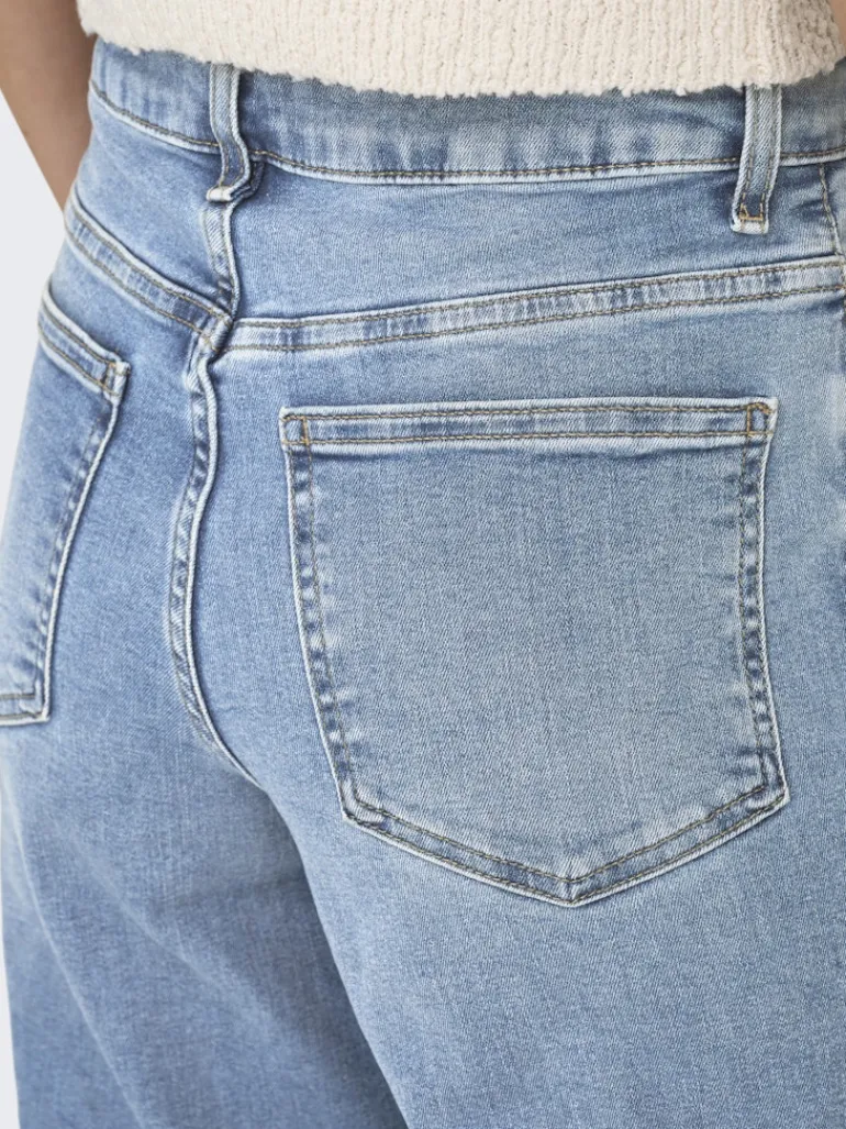 ONLMADISON BLUSH HW WIDE DNM CRO371 NOOS light blue denim