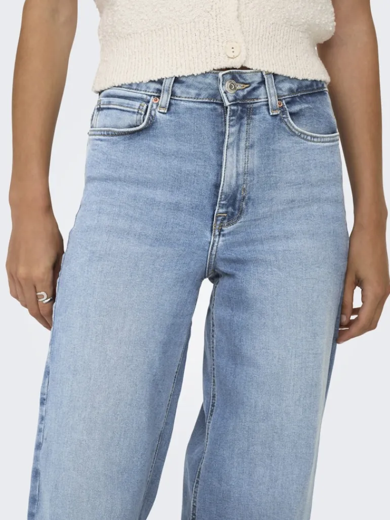 ONLMADISON BLUSH HW WIDE DNM CRO371 NOOS light blue denim