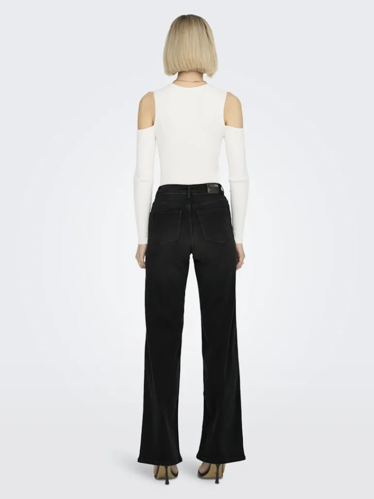 ONLMADISON BLUSH HW WIDE DNM CRO099 NOOS washed black