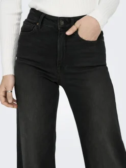ONLMADISON BLUSH HW WIDE DNM CRO099 NOOS washed black