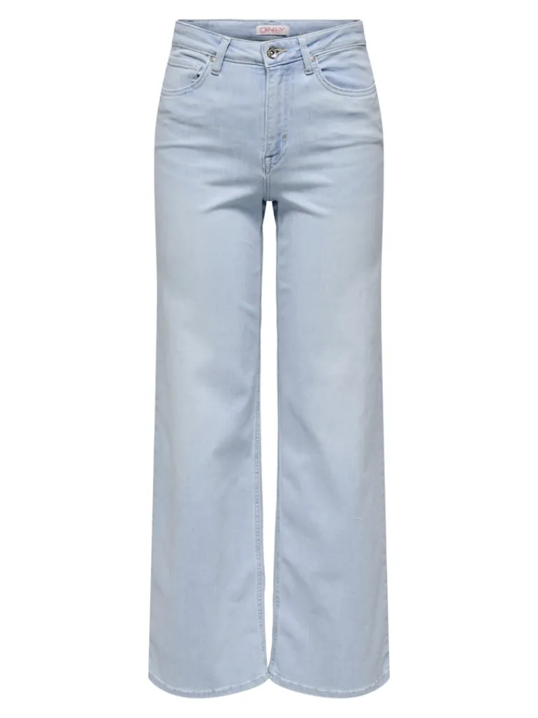 ONLMADISON BLUSH HW WIDE DNM CRO495 NOOS light blue bleached denim