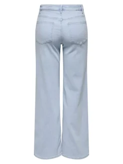 ONLMADISON BLUSH HW WIDE DNM CRO495 NOOS light blue bleached denim