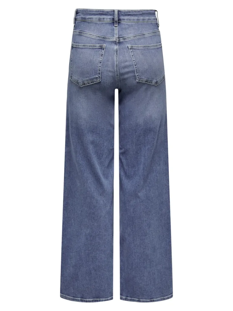 ONLMADISON BLUSH HW WIDE DNM DOT372 NOOS medium blue denim