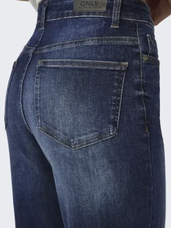 ONLMADISON BLUSH HW WIDE DNM REA081 NOOS dark blue denim