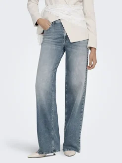ONLMADISON BLUSH HW WIDE DNM REA570 NOOS special blue grey denim