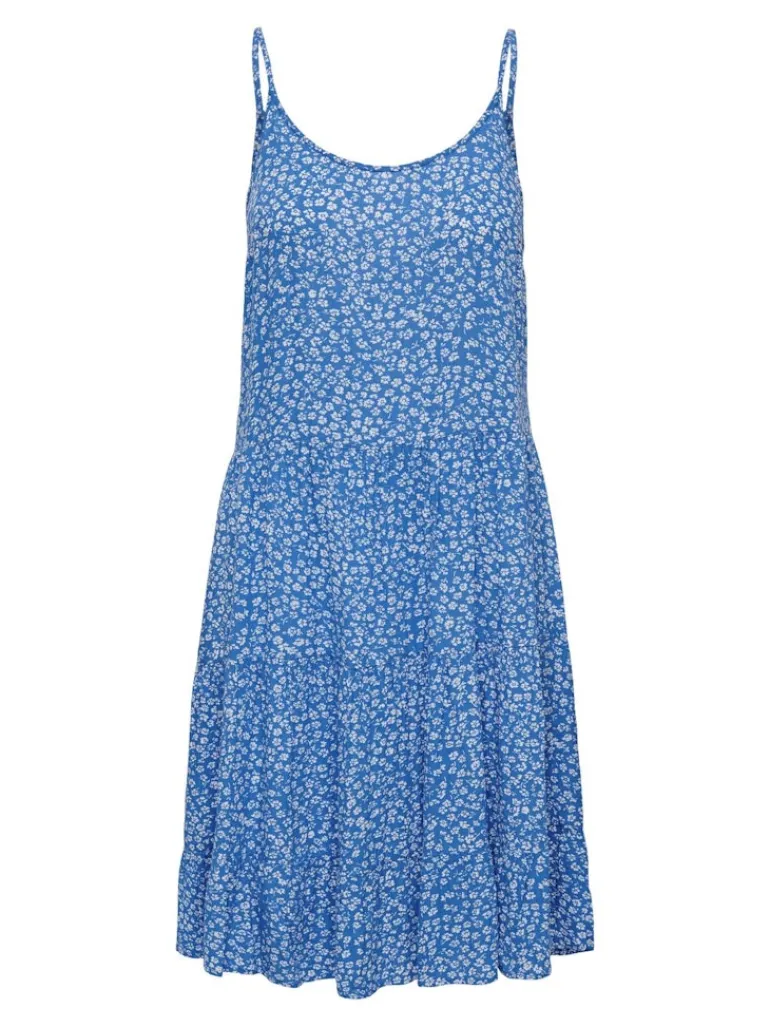 ONLMAJ LIFE S/L AOP SHORT DRESS WVN NOOS marina