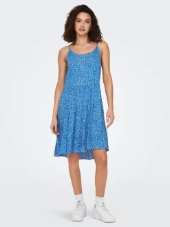 ONLMAJ LIFE S/L AOP SHORT DRESS WVN NOOS marina