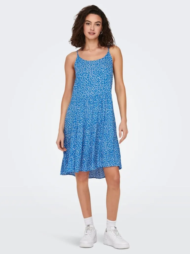 ONLMAJ LIFE S/L AOP SHORT DRESS WVN NOOS marina