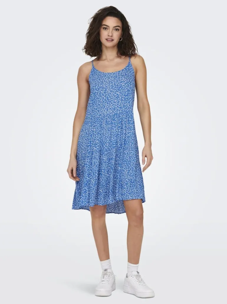 ONLMAJ LIFE S/L AOP SHORT DRESS WVN NOOS marina