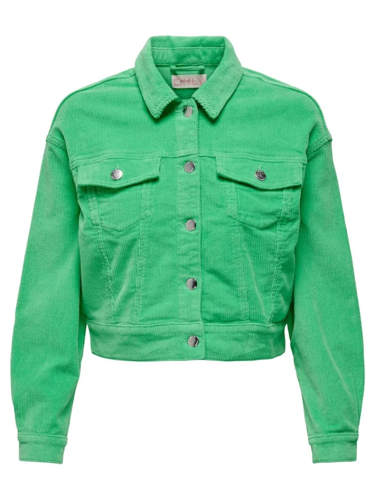 ONLMALIBU-GLOBAL L/S CORD JACKET CC PNT spring bud