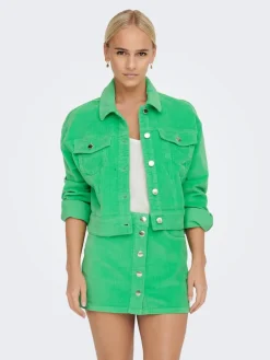 ONLMALIBU-GLOBAL L/S CORD JACKET CC PNT spring bud