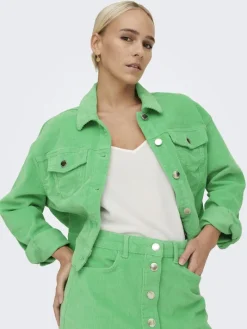 ONLMALIBU-GLOBAL L/S CORD JACKET CC PNT spring bud