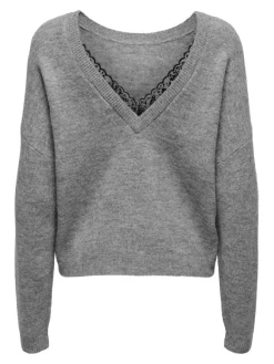 ONLMANIFESTA LS REVERSIBLE KNT NOOS light grey melange