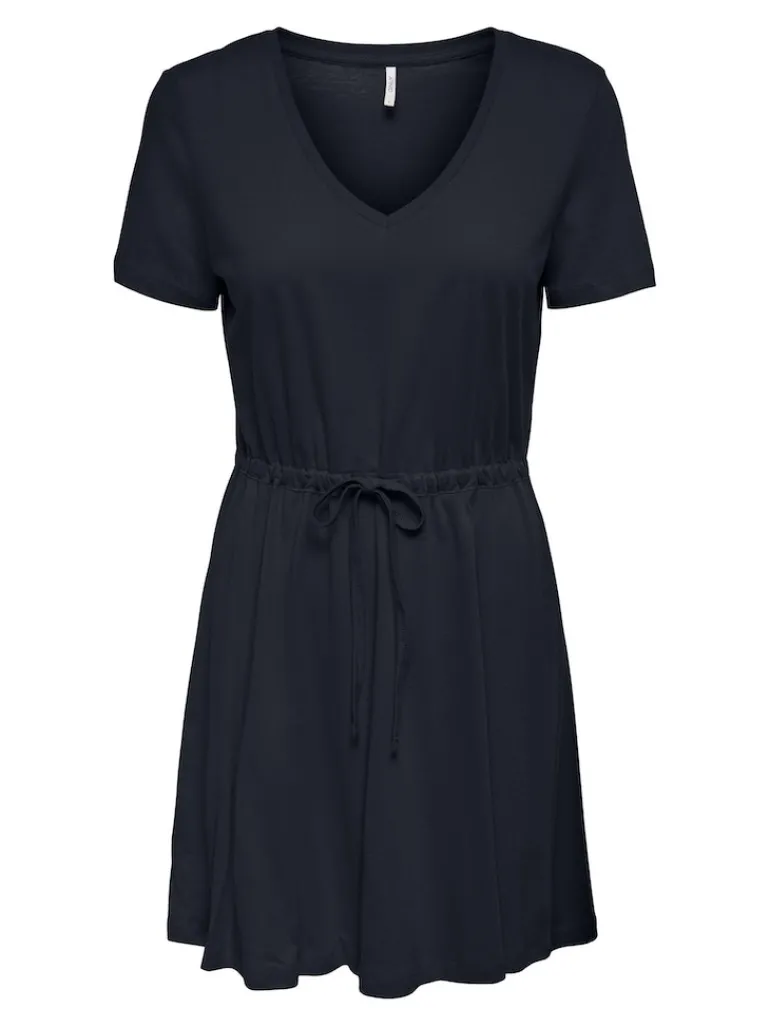 ONLMAY S/S V-NECK SHORT DRESS JRS NOOS dunkelblau1