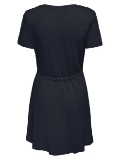 ONLMAY S/S V-NECK SHORT DRESS JRS NOOS dunkelblau1