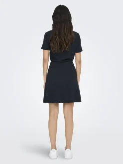 ONLMAY S/S V-NECK SHORT DRESS JRS NOOS dunkelblau1