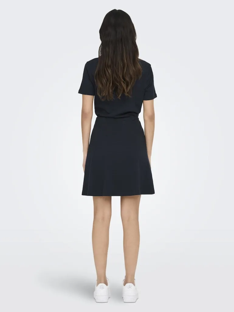 ONLMAY S/S V-NECK SHORT DRESS JRS NOOS dunkelblau1