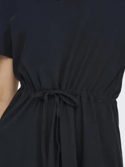 ONLMAY S/S V-NECK SHORT DRESS JRS NOOS dunkelblau1