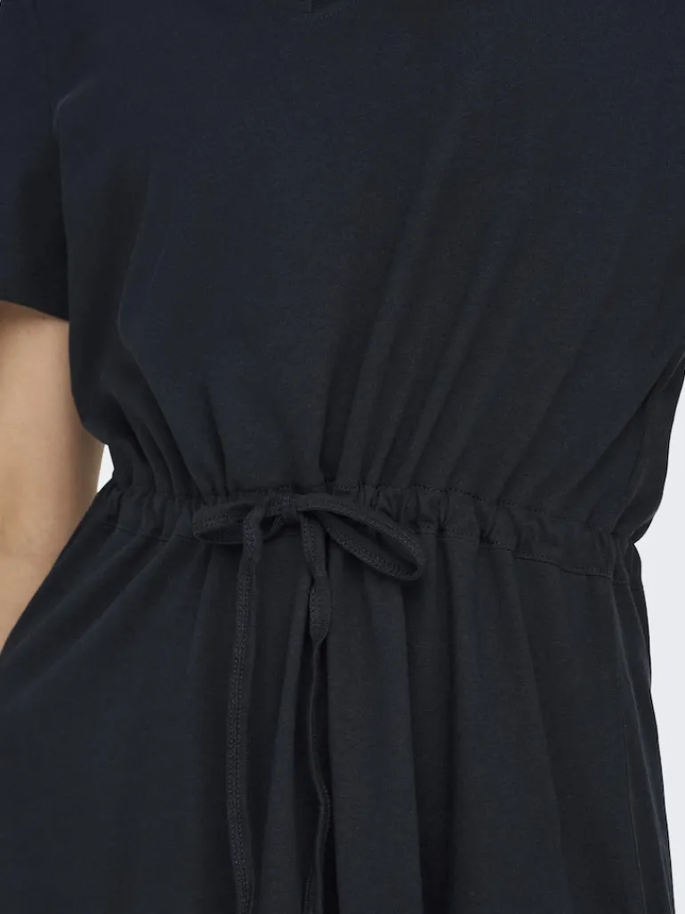 ONLMAY S/S V-NECK SHORT DRESS JRS NOOS dunkelblau1