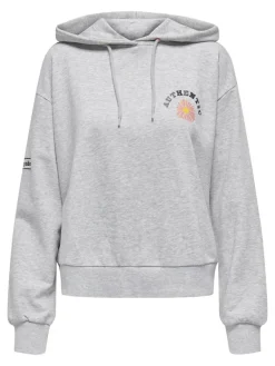 ONLMIE HOOD CS SWT light grey melange