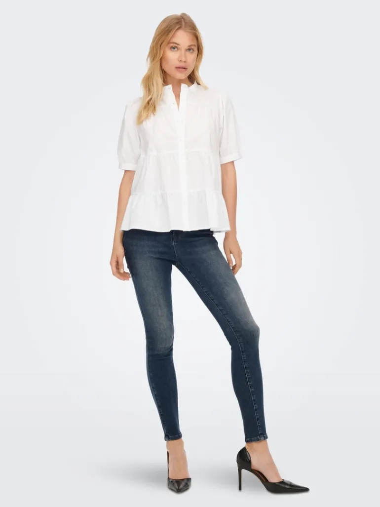 ONLMILA HW SK ANK DNM BJ407 NOOS blue black denim