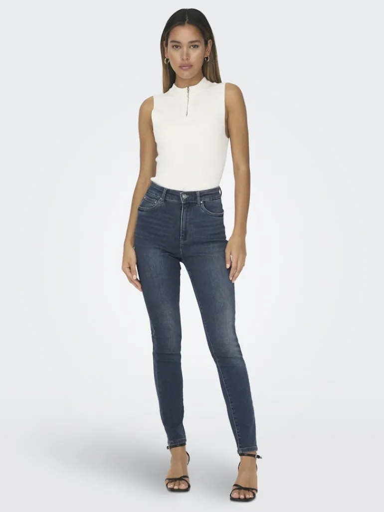 ONLMILA HW SK ANK DNM BJ407 NOOS blue black denim