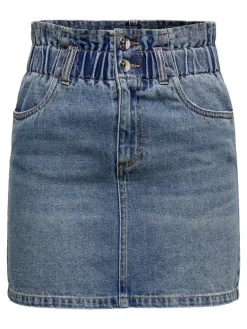 ONLMILLIE HW MINI PAPER DNM SKIRT NOOS medium blue denim