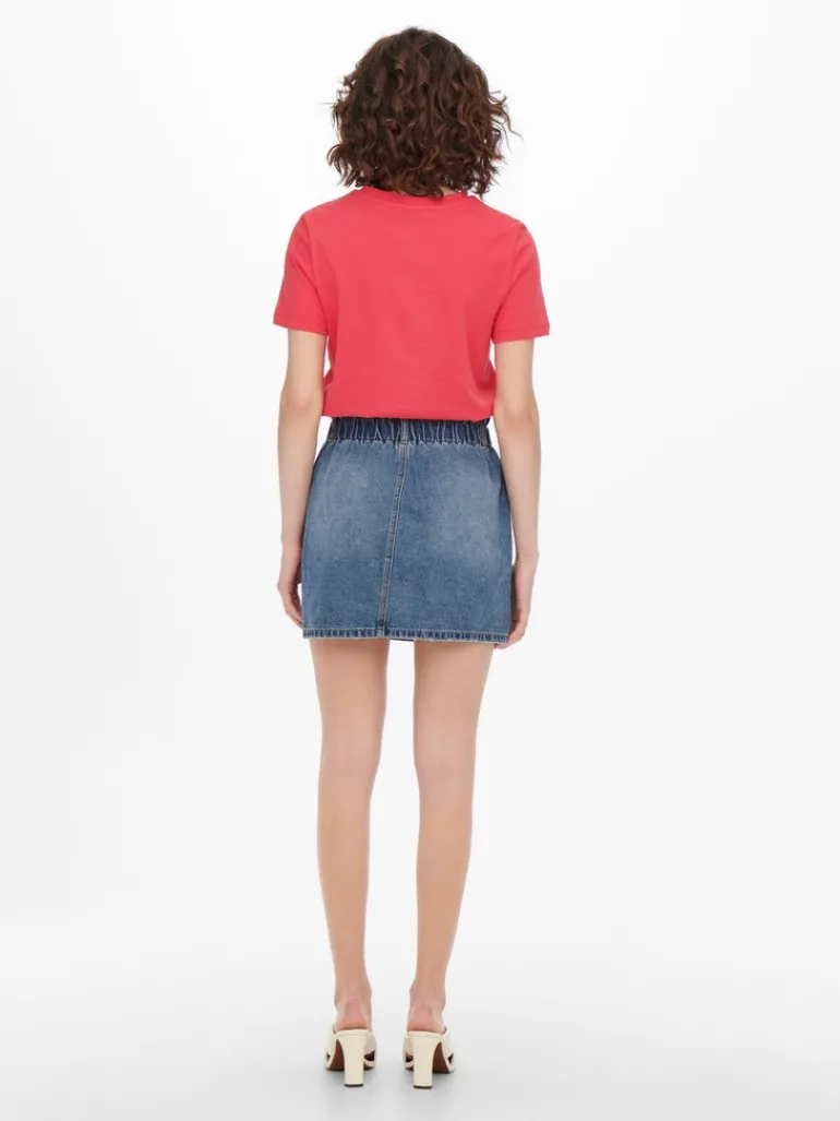 ONLMILLIE HW MINI PAPER DNM SKIRT NOOS medium blue denim