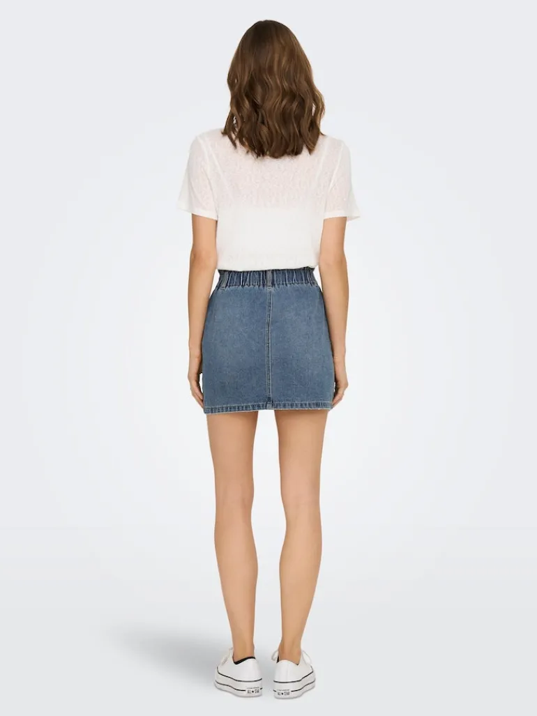 ONLMILLIE HW MINI PAPER DNM SKIRT NOOS medium blue denim