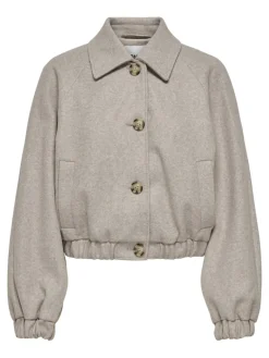ONLNANCY LIFE COLLAR JACKET CC OTW simply taupe