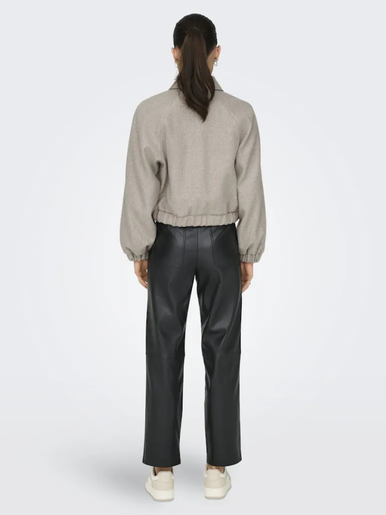 ONLNANCY LIFE COLLAR JACKET CC OTW simply taupe