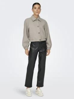 ONLNANCY LIFE COLLAR JACKET CC OTW simply taupe
