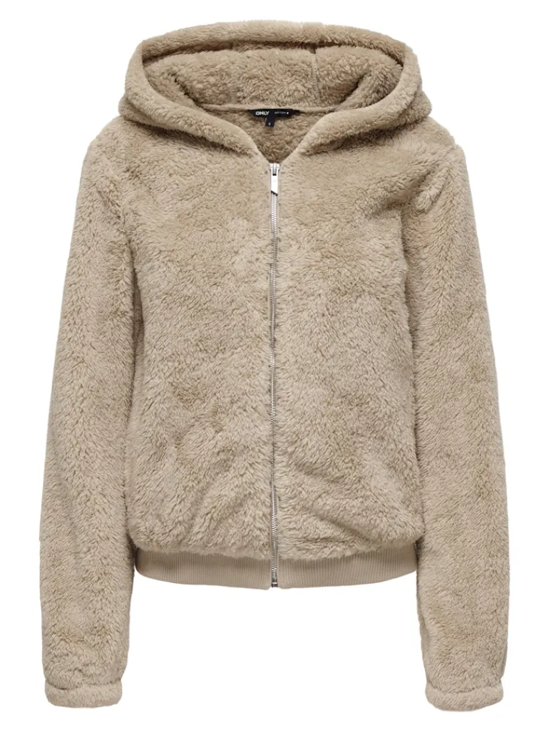 ONLNEWANNA CONTACT SHERPA JKT OTW NOOS humus