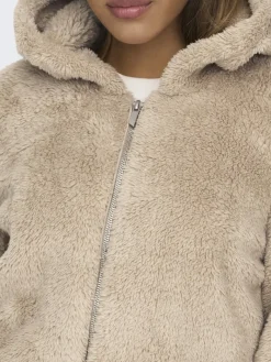 ONLNEWANNA CONTACT SHERPA JKT OTW NOOS humus