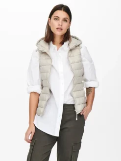 ONLNEWTAHOE HOOD WAISTCOAT OTW NOOS pumice stone
