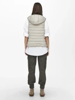 ONLNEWTAHOE HOOD WAISTCOAT OTW NOOS pumice stone