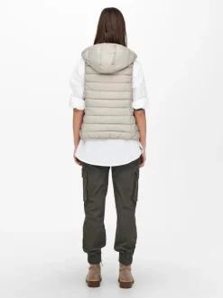 ONLNEWTAHOE HOOD WAISTCOAT OTW NOOS pumice stone