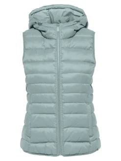 ONLNEWTAHOE HOOD WAISTCOAT OTW NOOS gray mist
