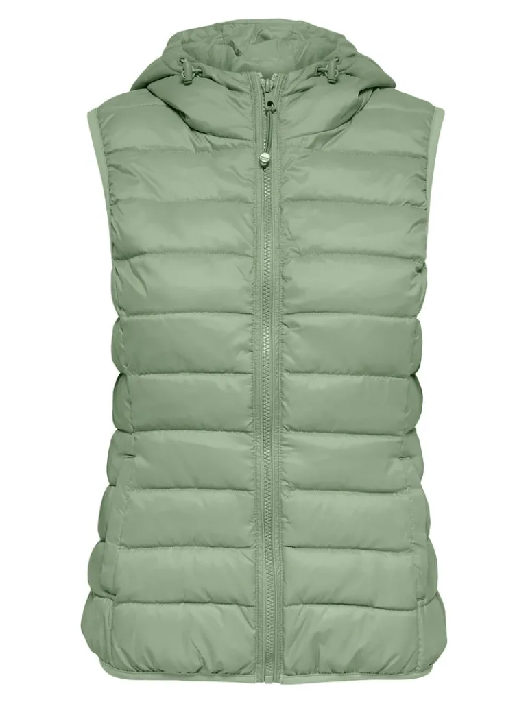 ONLNEWTAHOE HOOD WAISTCOAT OTW NOOS reseda