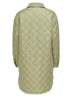 ONLNEWTANZIA LONG QUILT SHACKET OTW slate green