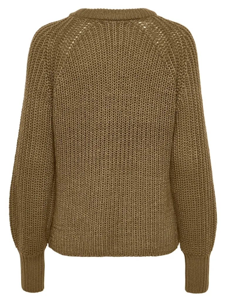 ONLNICOYA L/S BALLOON PULLOVER KNT NOOS toasted coconut