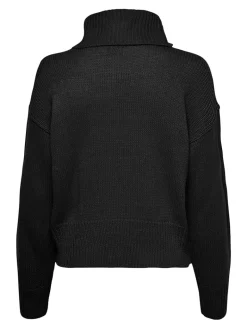 ONLNICOYA L/S COWLNECK PULLOVER KNT black