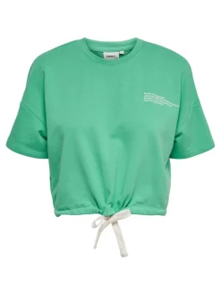 ONLNISSI S/S O-NECK SWT marine green
