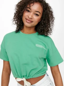 ONLNISSI S/S O-NECK SWT marine green