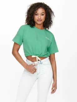 ONLNISSI S/S O-NECK SWT marine green
