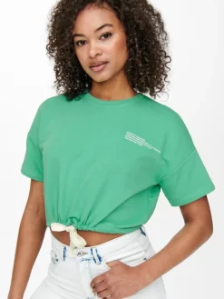 ONLNISSI S/S O-NECK SWT marine green