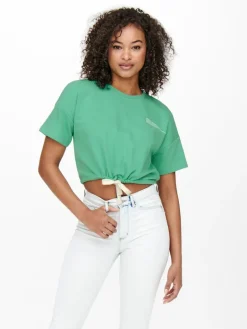 ONLNISSI S/S O-NECK SWT marine green