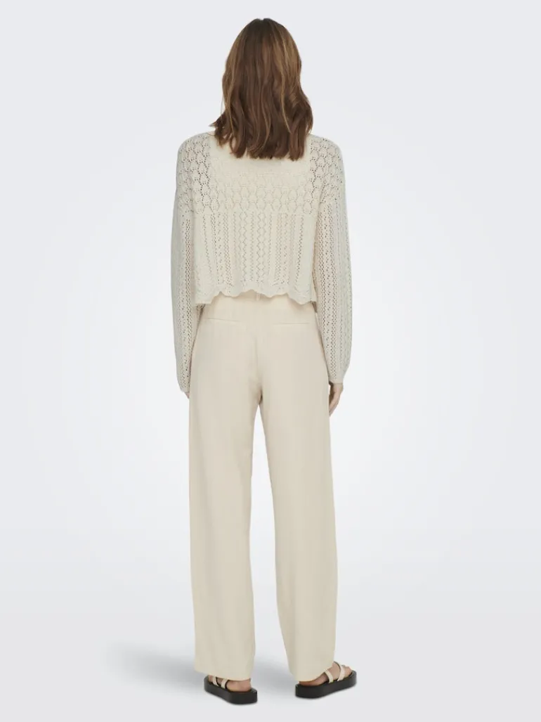 ONLNOLA 7/8 LIFE OPEN CARDIGAN KNT NOOS cloud dancer