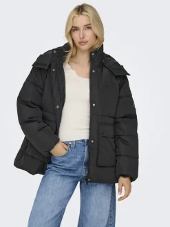 ONLNORA SHORT PUFFER CC OTW black
