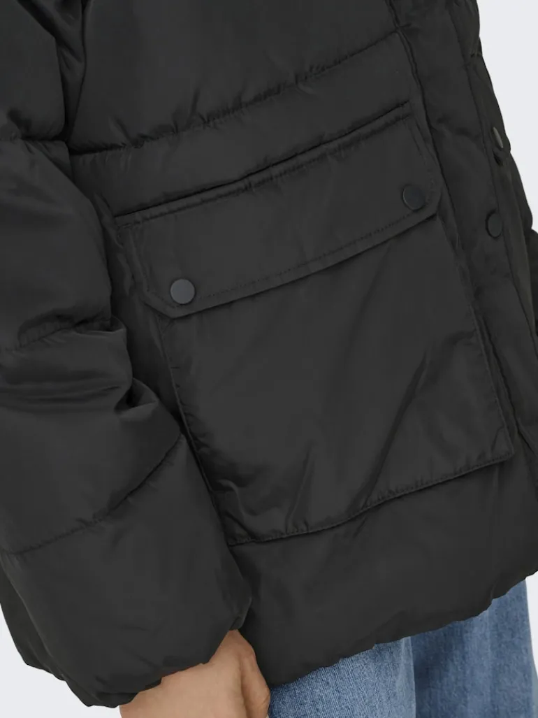 ONLNORA SHORT PUFFER CC OTW black